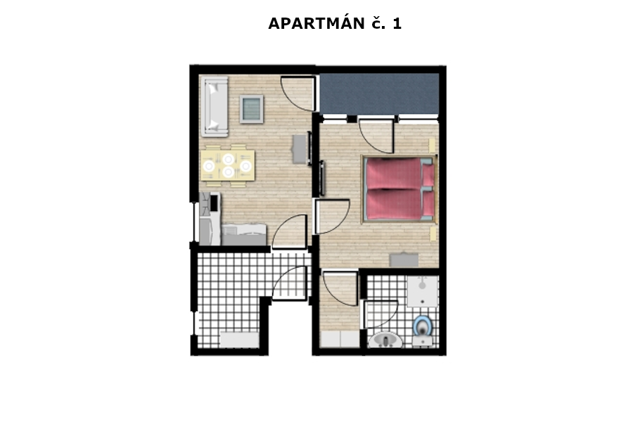 Apartmán č. 1