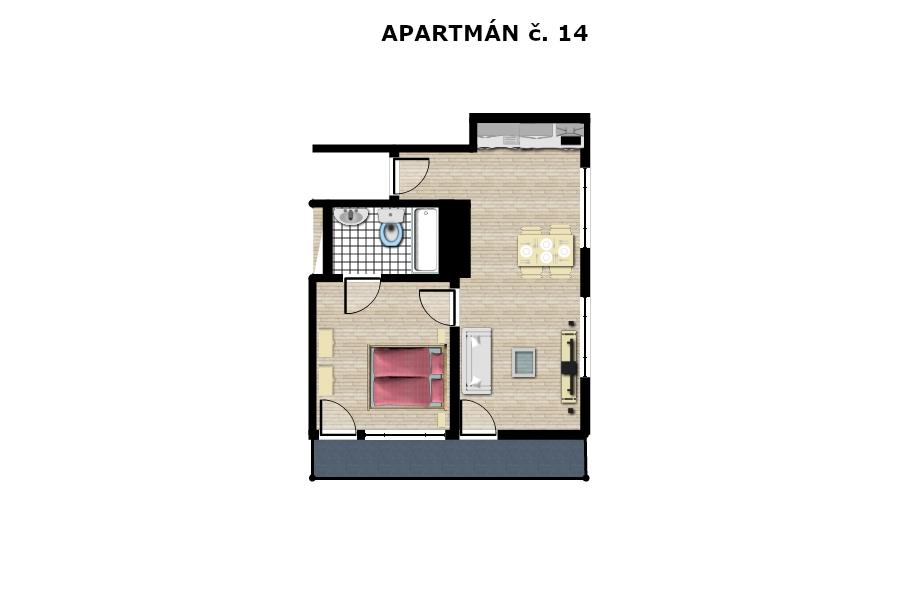 Apartmán č. 14